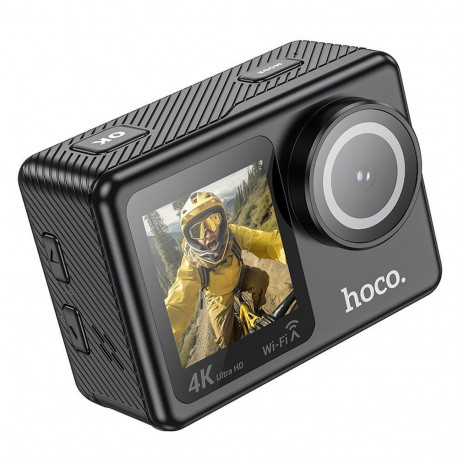 Sports camera Hoco with two screens 1,3" + 2" 4K/30fps DV101 black