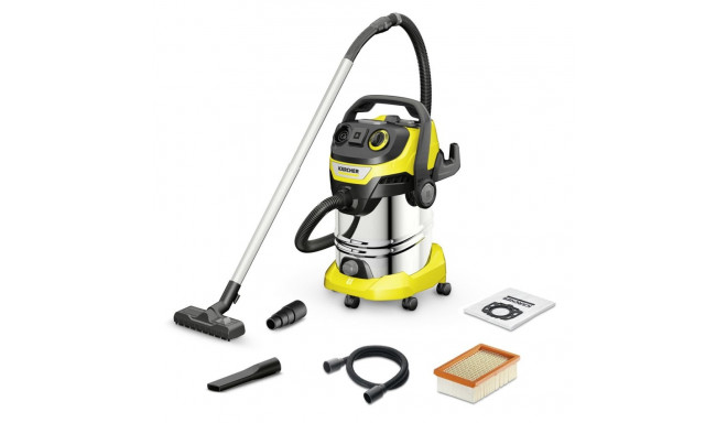Kärcher WD 6 P S V-30/6/22/T must, roostevaba teras, kollane 30 L 1300 W