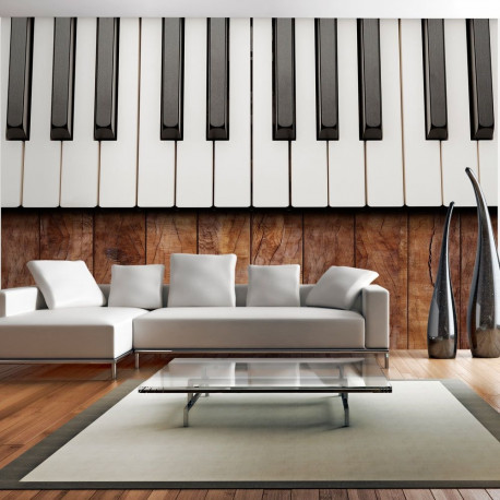 Fototapeet - Inspired by Chopin - mahogany - 200x140