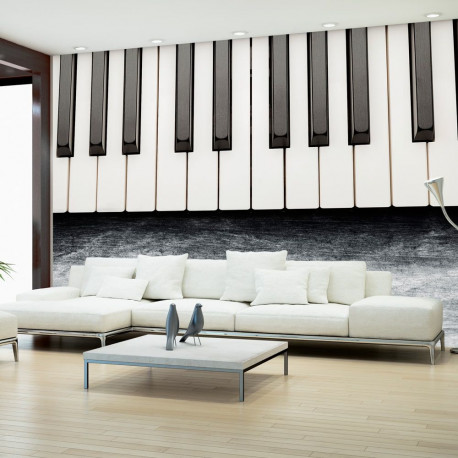 Fototapeet - Inspired by Chopin - grey stone - 300x210