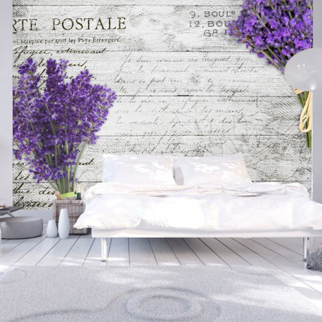 Fototapeet - Lavender postcard - 150x105