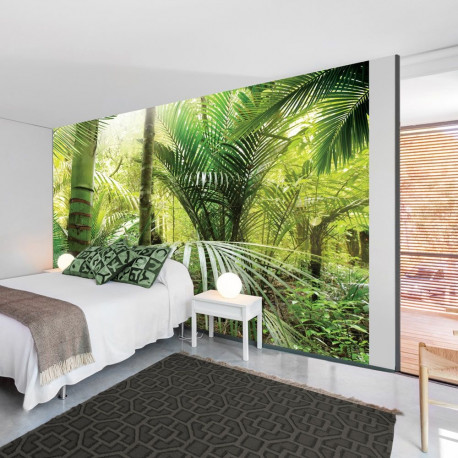 Fototapeet - Green alley - 300x210