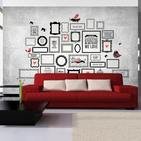 Fototapeet - Family motto - 100x70