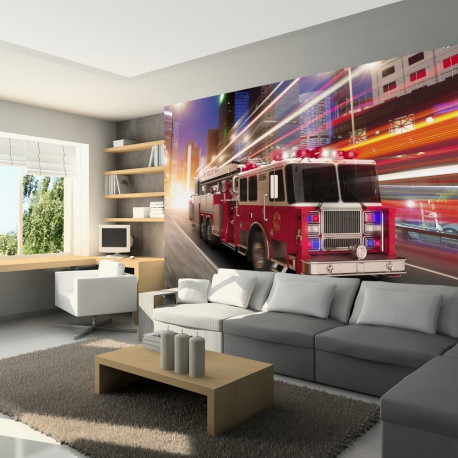 Fototapeet - Fire truck - 250x175