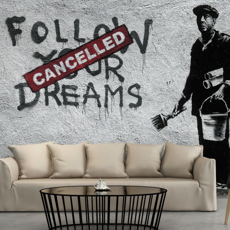 Fototapeet - Dreams Cancelled (Banksy) - 150x105