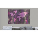 Pilt korgil - Amethyst Map [Cork Map] - 60x40