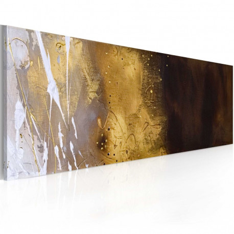 Käsitsi maalitud seinapilt - Seashore in close-up - 100x40