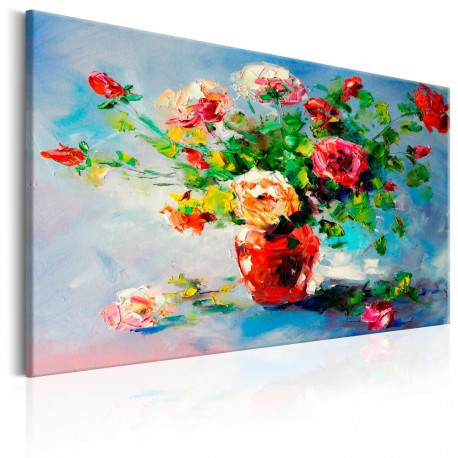 Käsitsi maalitud seinapilt - Beautiful Roses - 60x40