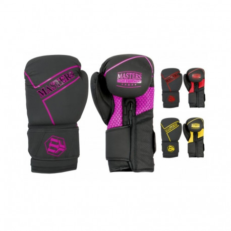 RPU-BLACK 012325-0210 boxing gloves (czarno - czerwone+10 oz)