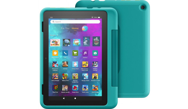 Amazon Fire HD 8 32GB Kids Pro, hello teal (opened package)