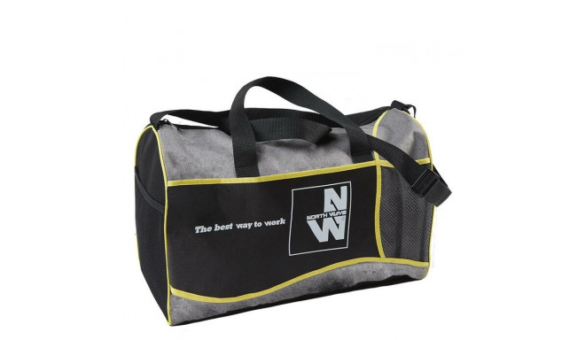 SPORTS BAG SAC DE SPORT 10090, Black/Yellow, one size