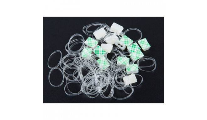 Makeblock Neuron Kinnitused 16tk ja kummipaelad 80 tk
