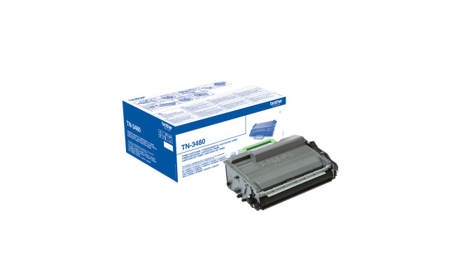 BROTHER TN-3480P BLACK TONER, 8,000 PAGES