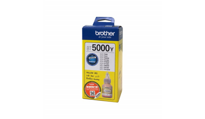 BROTHER BT5000Y YELLOW INK BOTTLE 5000 P