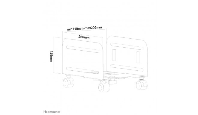 NEOMOUNTS BY NEWSTAR CPU HOLDER (MOBILE / WIDTH: 12-21 CM)