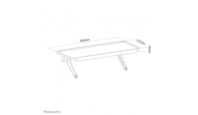 NEOMOUNTS BY NEWSTAR UNIVERSAL MULTIMEDIA SHELF WIDTH 30CM