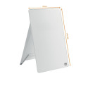Glass Desktop Whiteboard Easel Nobo Brilliant