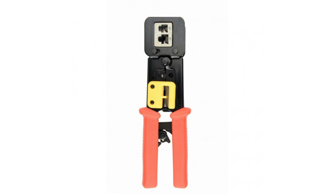 Crimping and cutting RJ 45/RJ12/RJ11/Pass-troug