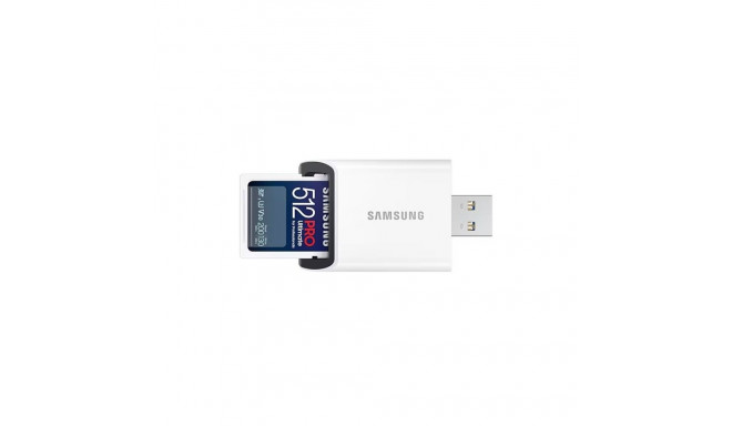 Product Name: Samsung PRO Ultimate 512GB SDXC Full Size Memory Card with USB Reader
