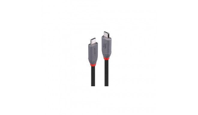 Lindy 0.8m USB 4 240W Type C Cable, Anthra Line