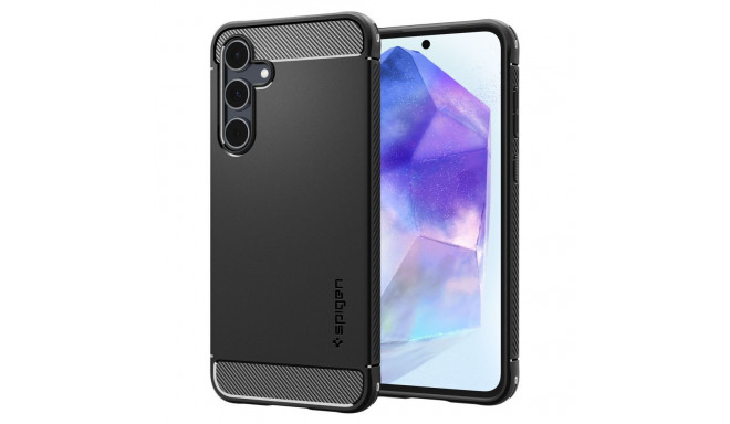 SPIGEN RUGGED ARMOR GALAXY A55 5G MATTE BLACK