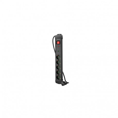 SURGE PROTECTOR LANBERG SP1 1.5M 5X SCHUKO OUTLETS BLACK