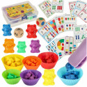 Teddy Bears hariduslik lugema õppimine montessori 44el.