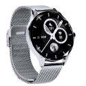 Garett Smartwatch Viva Silver steel AMOLED / IP67 / Find your phone / Music playback control
