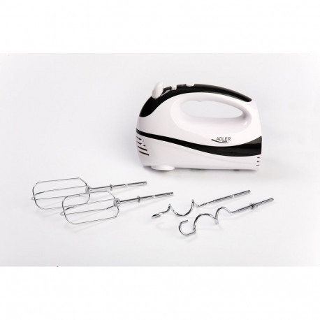 Adler AD 4205 käsimikser must, valge 300 W