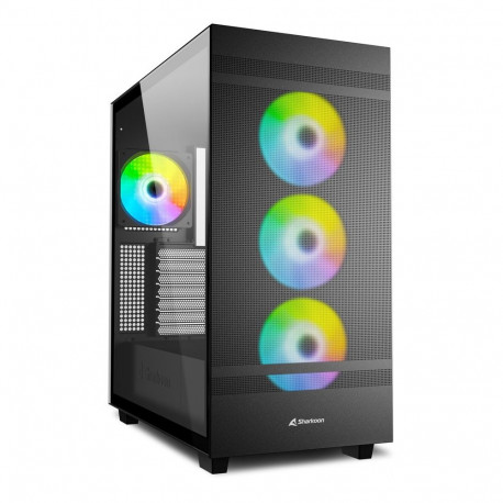 "Midi Sharkoon Rebel C50 RGB Black"