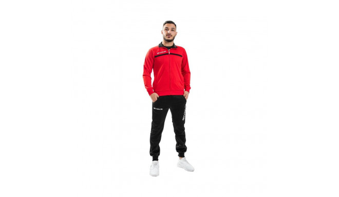 Givova Tuta Givova One M TT012 1210 tracksuit red/black (XS)