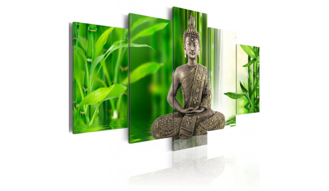 Seinapilt - Contemplating Buddha - 100x50