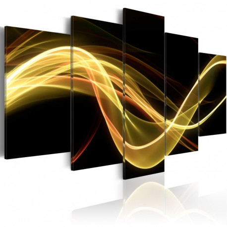 Seinapilt - An abstract smoke-screen - 100x50