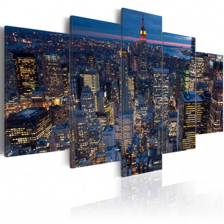Seinapilt - Good night New York! - 100x50