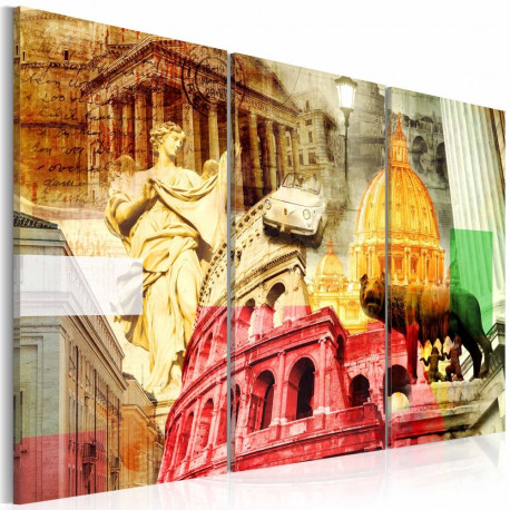 Seinapilt - Charming Rome - triptych - 90x60