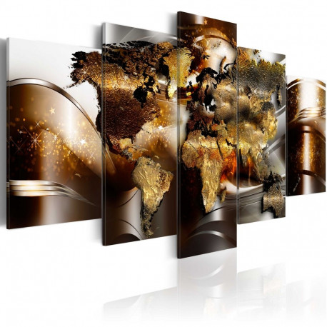 Seinapilt - Honey Continents - 100x50