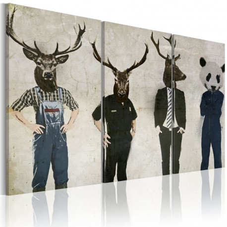 Seinapilt - Humans are also animals - 60x40