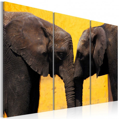 Seinapilt - Elephant kiss - 60x40