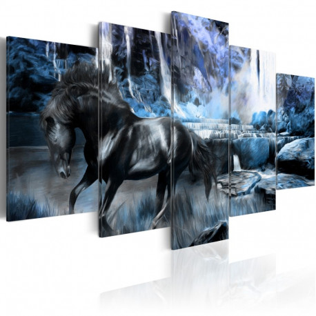 Seinapilt - Azure waterfall - 100x50