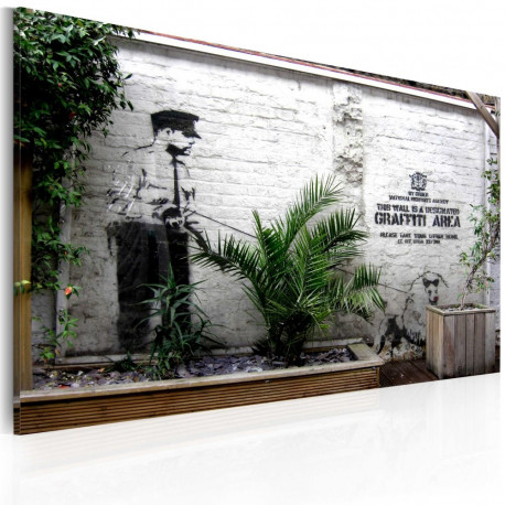 Seinapilt - Graffiti area (Banksy) - 60x40