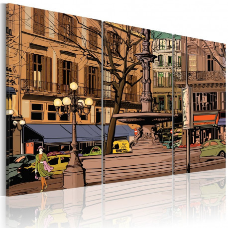 Seinapilt - Calm evening in Paris - 120x80