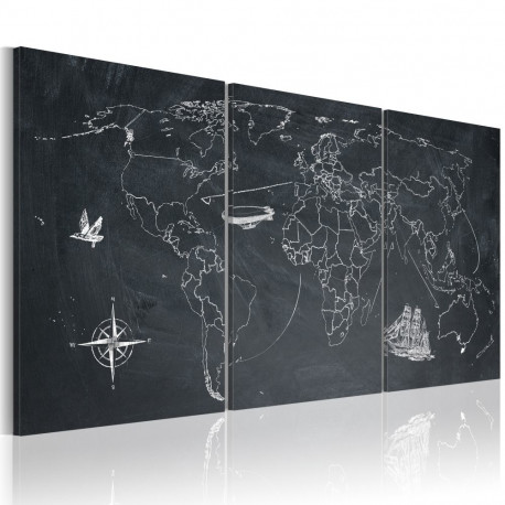 Seinapilt - Following the footsteps of Columbus - 120x60