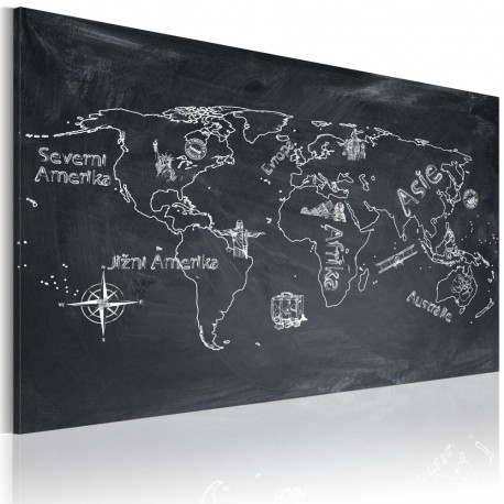 Seinapilt - Geography lesson (Czech language) - 90x60