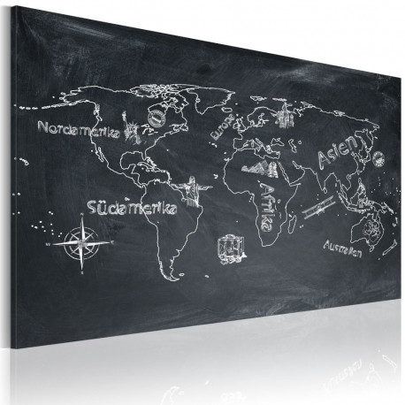 Seinapilt - Geography lesson (German language) - 90x60