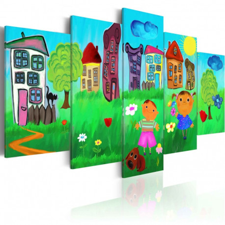 Seinapilt - Carefree childhood - 200x100