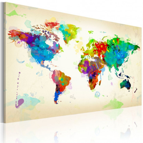 Seinapilt - All colors of the World - 60x40
