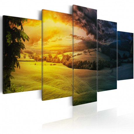 Seinapilt - Between night and day - 200x100