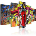 Seinapilt - Angry spray can - 100x50