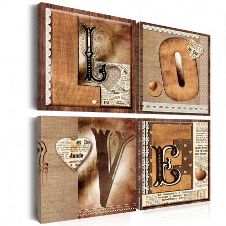 Seinapilt - Book of love - 40x40