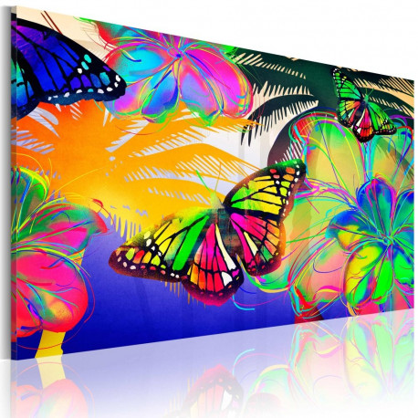 Seinapilt - Exotic butterflies - 90x60